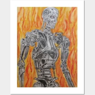 T 800 Posters and Art